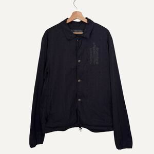 Chrome Hearts Men's Eyechart Logo AOP Print Windbreaker Jacket Made in USA